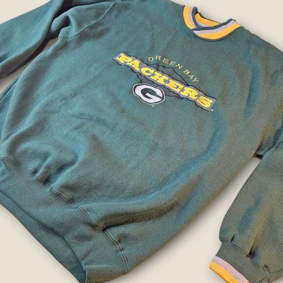 Vintage Starter Green Bay Packers Crewneck Sweater XLarge - Picture 7 of 15